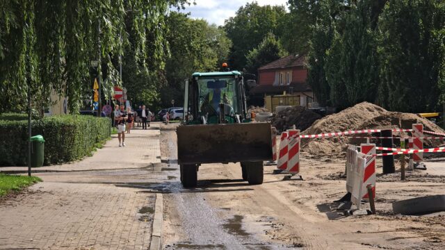 Postęp prac przy przebudowie ulic Bogusława X i Jerzego