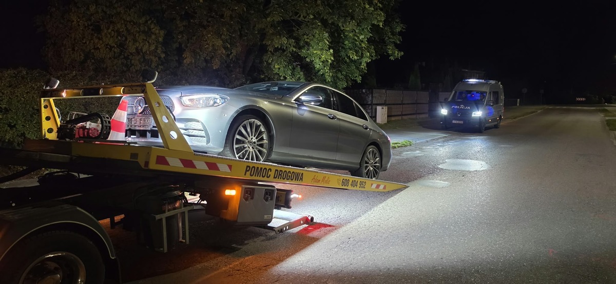 Nietrzeźwy kierujący Mercedesem zatrzymany dzięki reakcji świadków