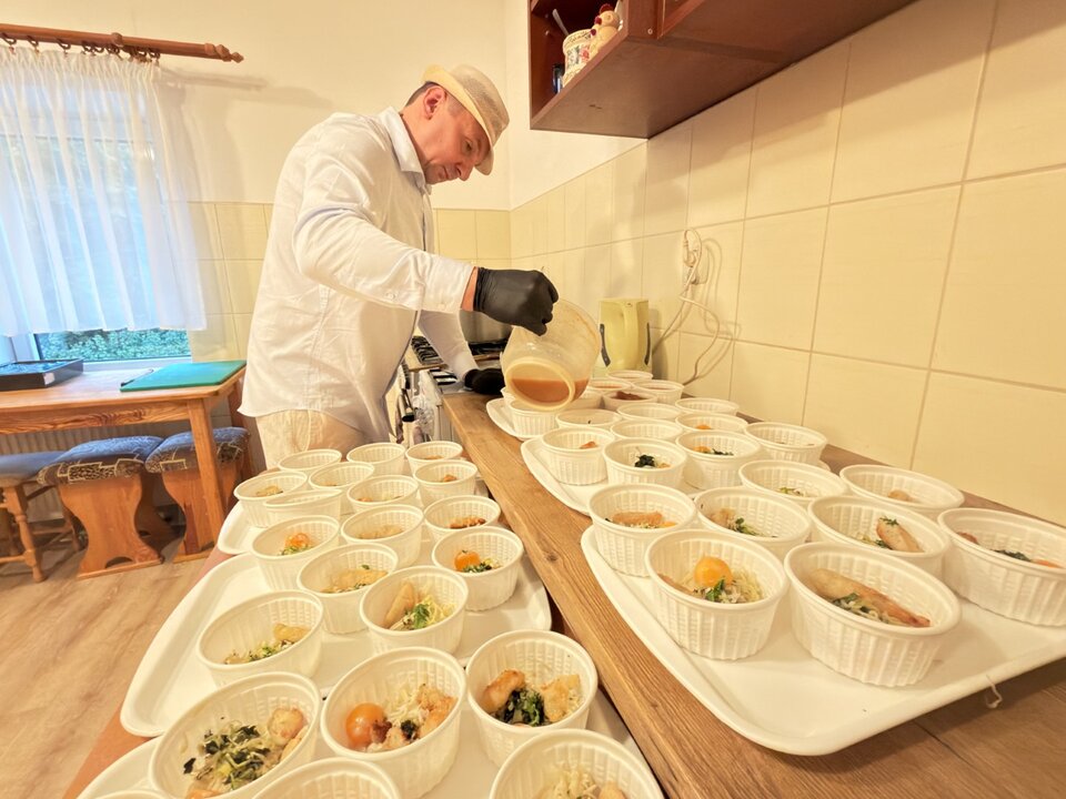 Degustacja zwycięskiej zupy „Pomuchli” w Rusowie